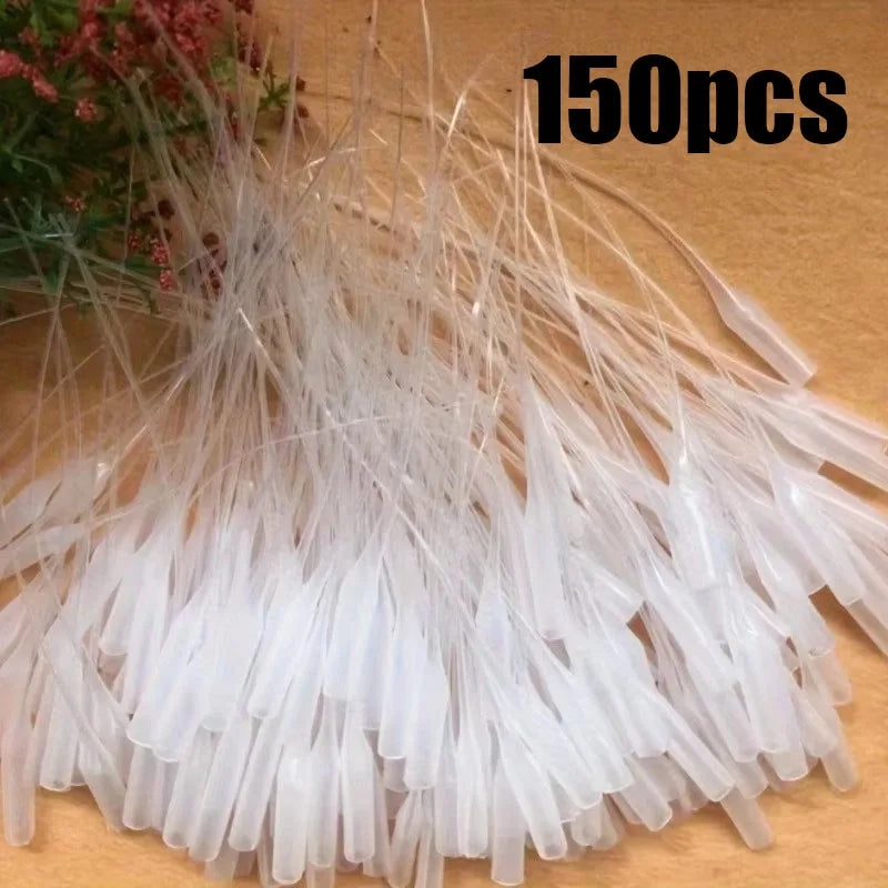 50/300pcs Adhesive Dispenser Accessories Fine Glue Nozzle Plastic Glue Bottle Head Glue Applicator Precision Suitable For Making Oasis Select 150pcs