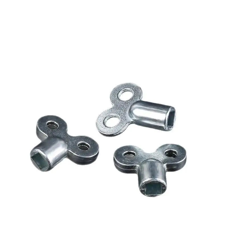 2-Pack Zinc Alloy Radiator Bleed Key – 5×5mm EU Square Valve