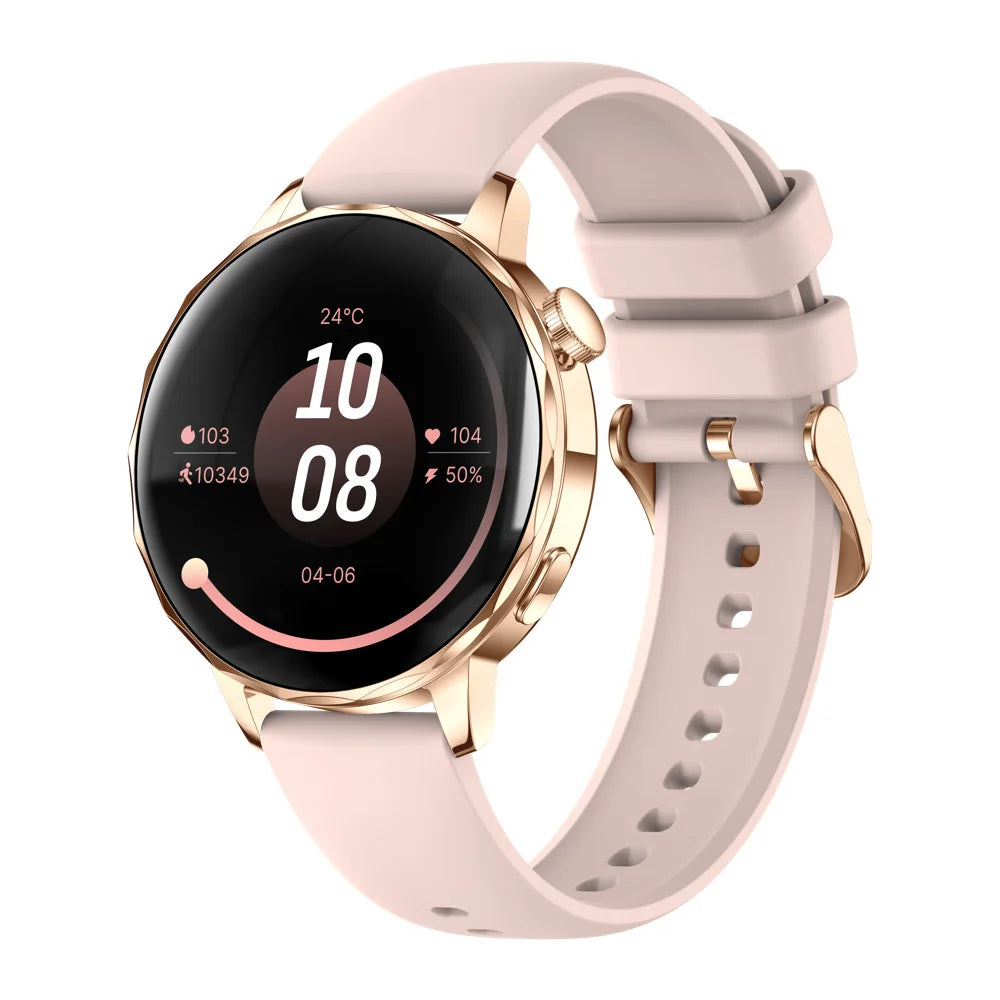696 Fashion Smart Watch Women Blue Tooth Call Sports Fitness Bracelet Waterproof Music Heart Rate Sleep Lady Health Smartwatch Oasis Select RGPIS