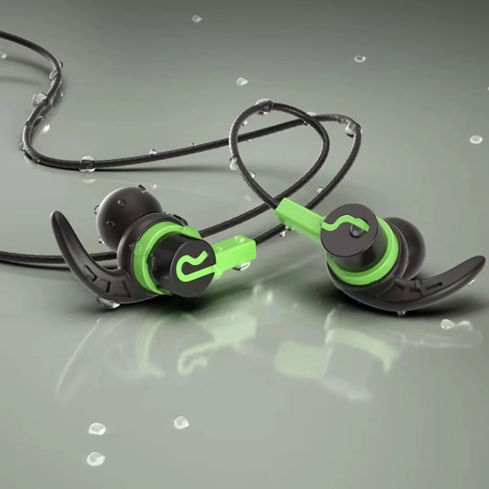 Gamer Wired Earphones Sports Earphone Super Bass Headphones Sweatproof Running Headset With Mic Ear Hook For All Mobile Phone Oasis Select