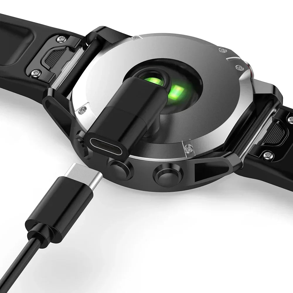 Type-C Charging Adapter for Garmin Fenix 7/6 & Forerunner Watch Charging Adapter Oasis Select