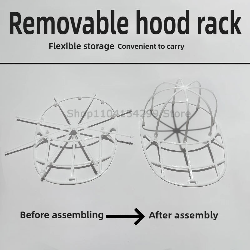 Hats Washing Machine Hat Washing Protector Hat Cleaning Machine Washable Laundry Bag Anti-Deformation Secure Hat Storage Solutio