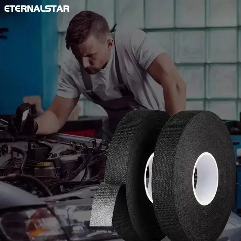Electrical Insulating Tape Heat Resistant Harness Tape 9/15/50MM Car Cable Harness Wiring Loom Protection Waterproof Tape Oasis Select