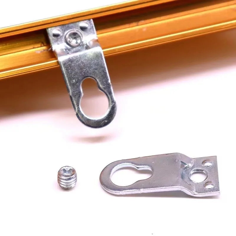 10pcs/Set Picture Hangers Metal Keyhole Hanger Fasteners for Picture Photo Frame Furnniture Cabinet Accessory Oasis Select