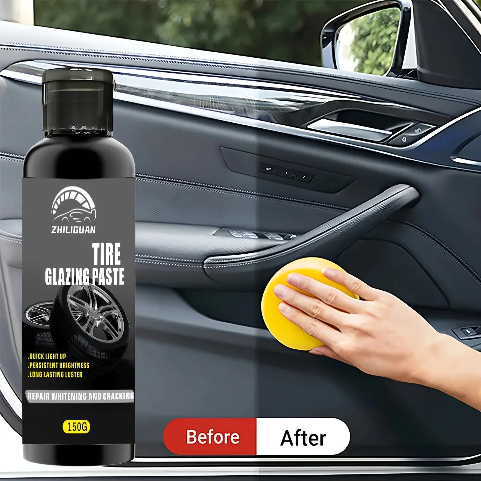 Car Plastic Renovation Cream – Anti-Scratch & Stain Repair Paste