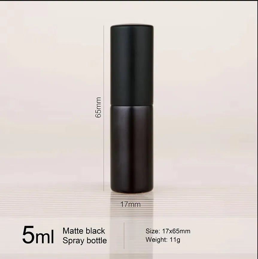5ml Mini Glass Perfume Atomizer – Refillable Travel Spray Bottle