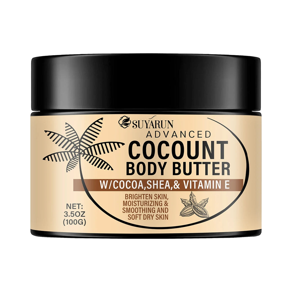 SUYARUN Deep Moisturizing Cream for Dry Skin, Organic Hydration with Coconut Oil, Fast Absorbing, 24 hour Nourishing. Oasis Select 100g