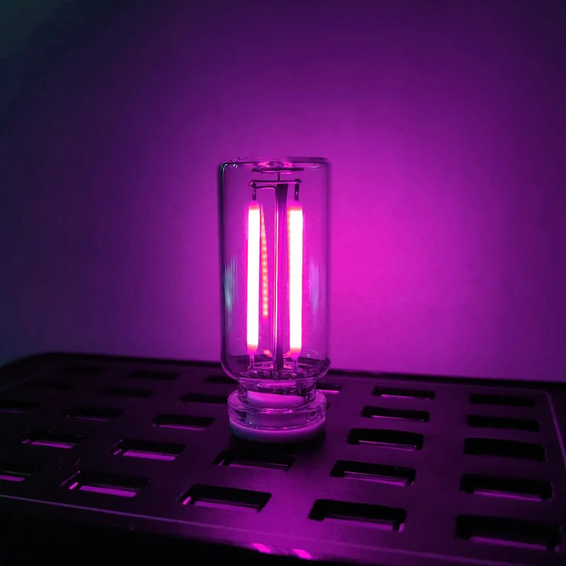 USB Touch Dimmable LED Filament Lamp – Car & Bedroom Mood Light