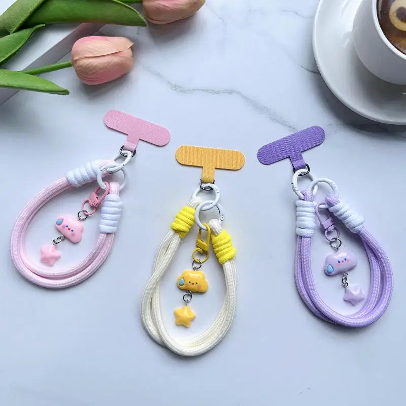 Handmade Acrylic Cloud Phone Lanyard & Keychain Pendant Phone Keychain Pendant Oasis Select