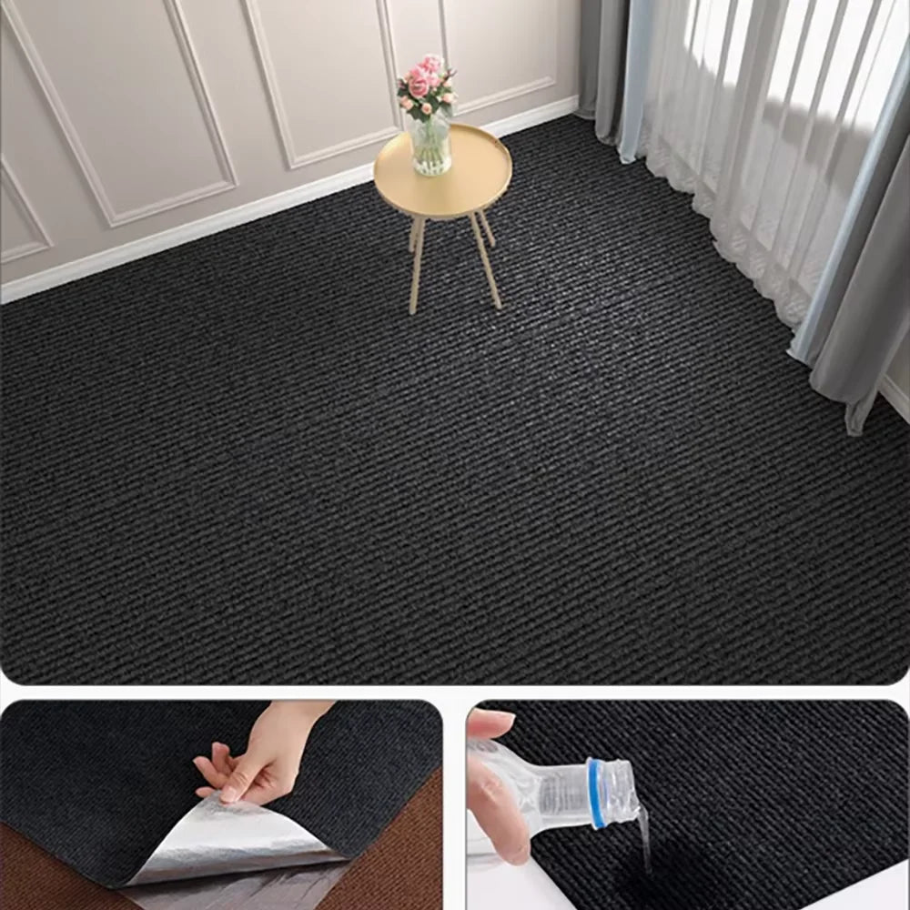 High-Quality Self-Adhesive Anti-Slip Mat WaterProof And Oil-Proof 40cm x 3m Suitable For Kitchens And Outdoor Anti-Slip Carpets. Oasis Select Black 40cmX300cm