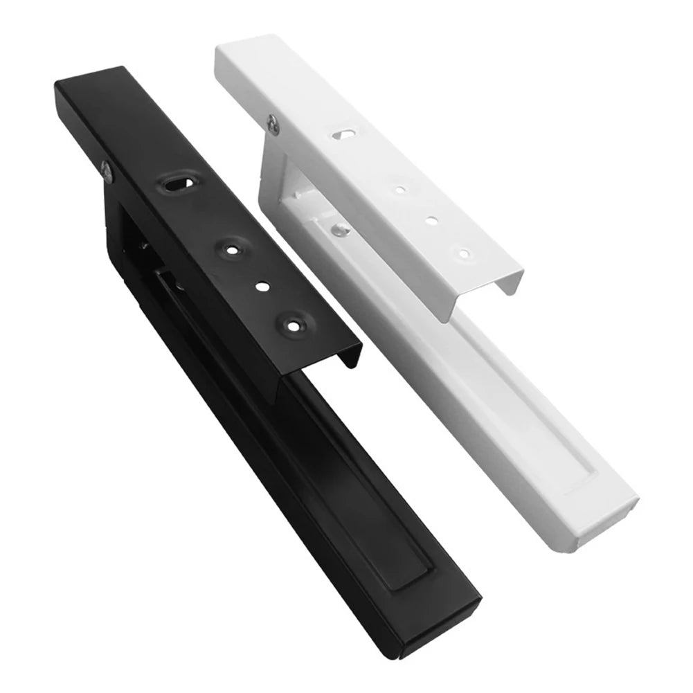 2-pcs Adjustable Length Kitchen Retractable Folding Bracket Steel Microwave Wall Mounting Brackets High-quality Oasis Select