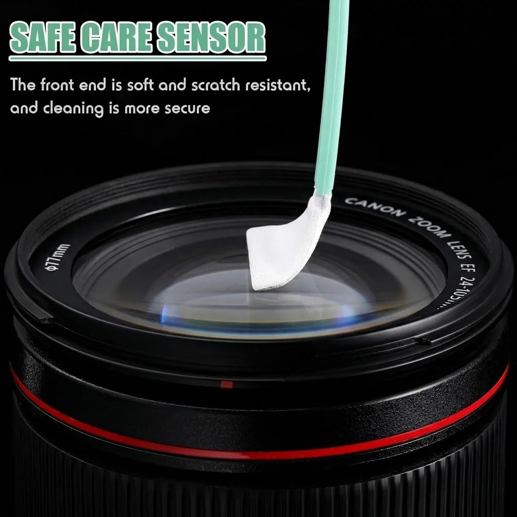 Professional Camera Lens Cleaning Kit Microfiber Cloth Sensor Swabs Spray Dropper Bottle For DSLR Glasses VR Optics Mac Monitors Oasis Select