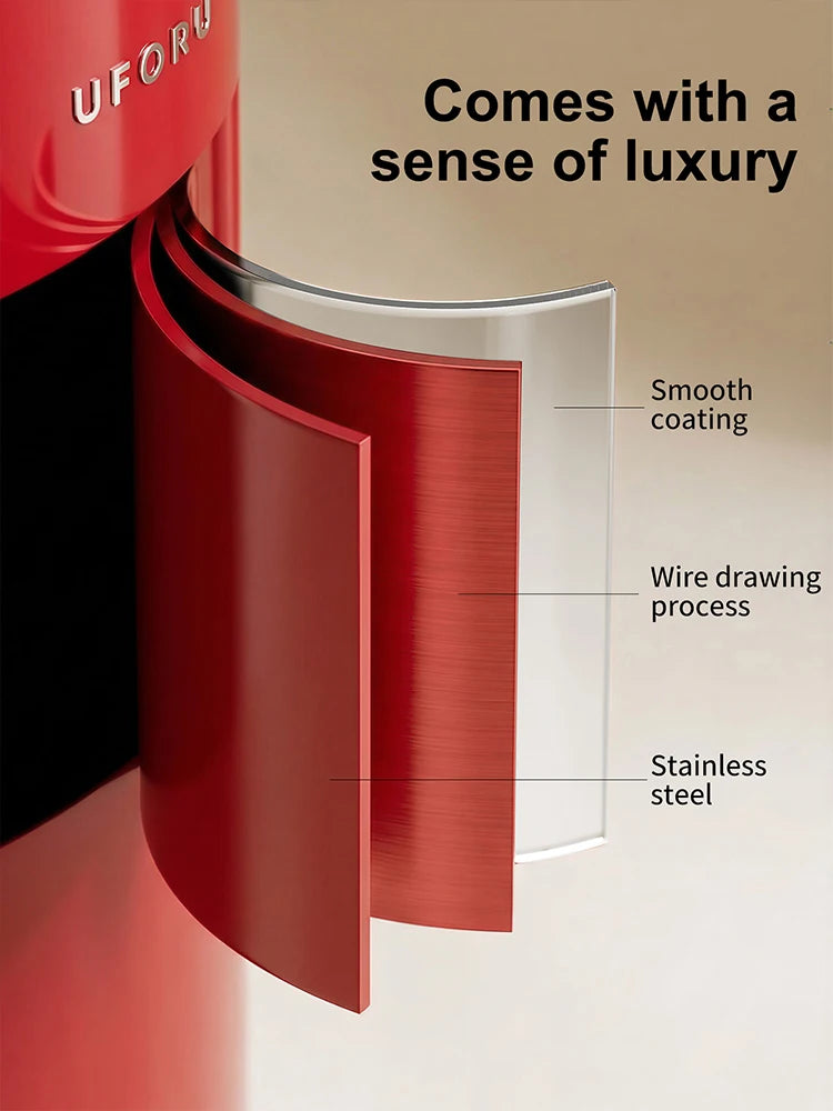 Tall trash can. No-bend design. A large-capacity household trash can with a stylish look that complements your home decor. Oasis Select