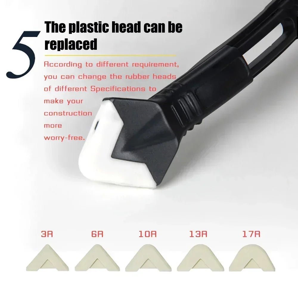 5in1 Silicone Scraper Squeegee Glue Remover Knife Caulking Angle Beauty Crack Trowel Tool Grout Scraper Kit Multifunctional Home Oasis Select