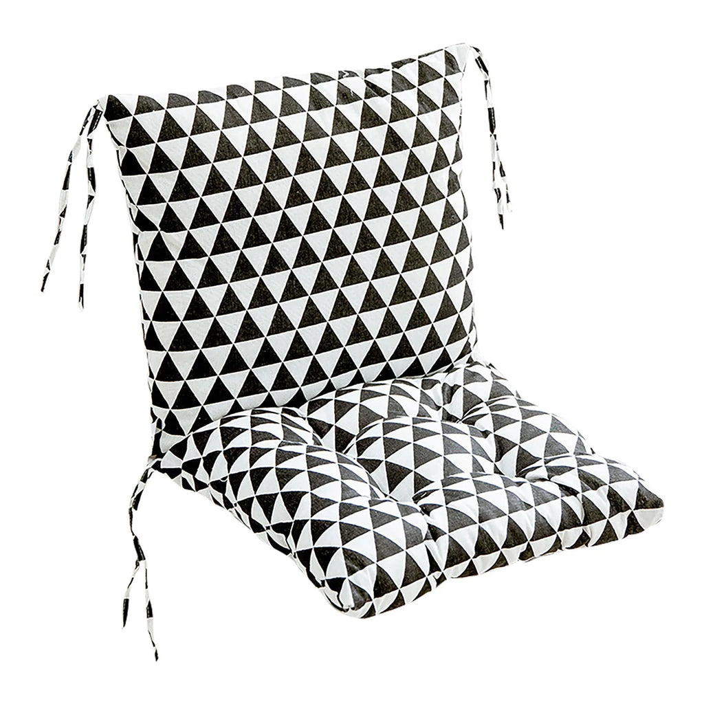 Printed Cotton Chair Cushion – Thick Dining & Home Seat Pad Chair Seat Cushion Oasis Select A
