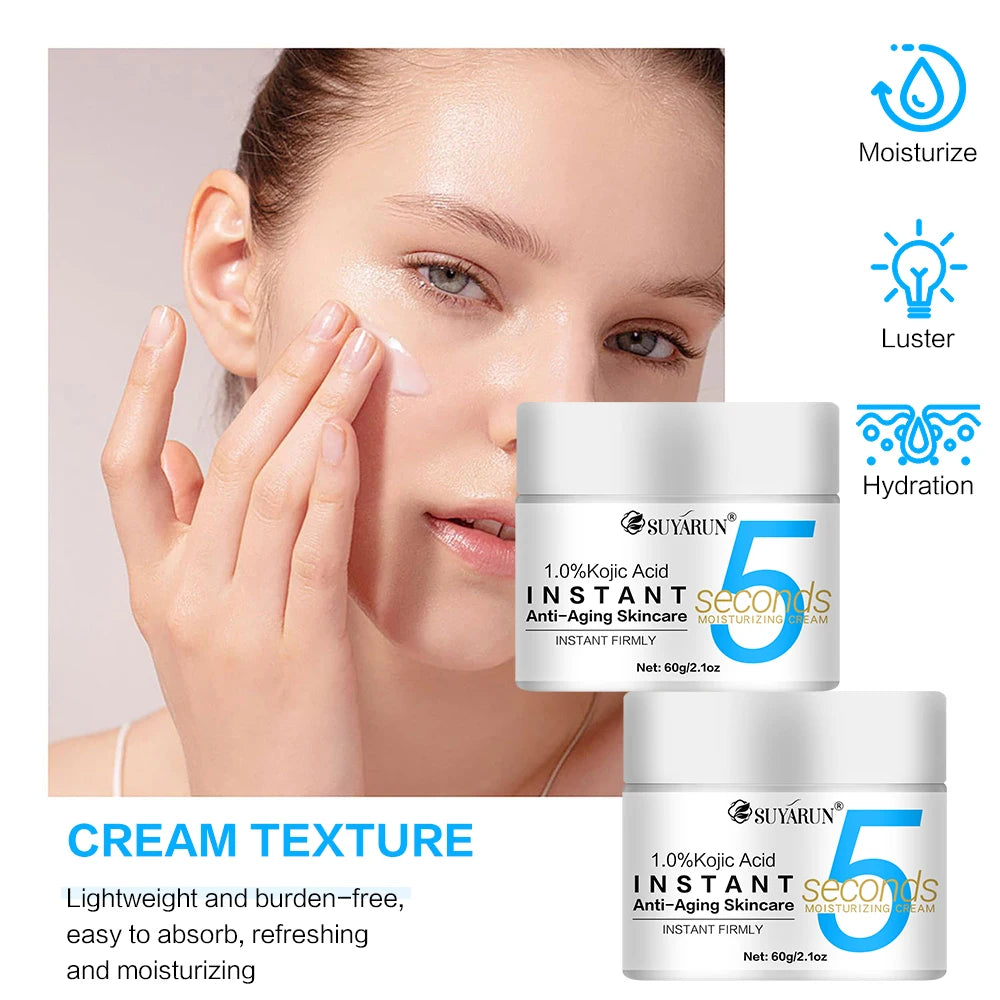 SUYARUN Firming Cream – Jojoba Oil, Green Tea & Collagen Firming Face Cream Oasis Select