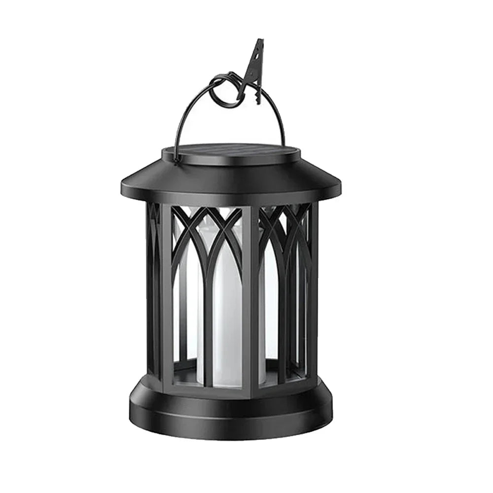 Flame LED Solar Light with Clip Outdoor Waterproof Lantern Hanging Solar Lamp Yard Landscape Torch Garden Light Oasis Select 1PCS