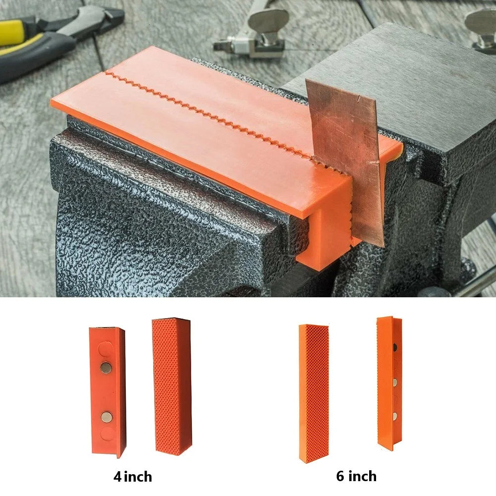 Magnetic Rubber Vise Jaw Pads 4/5/6 Inch – Bench Vice Protectors Vise Jaw Pads Oasis Select