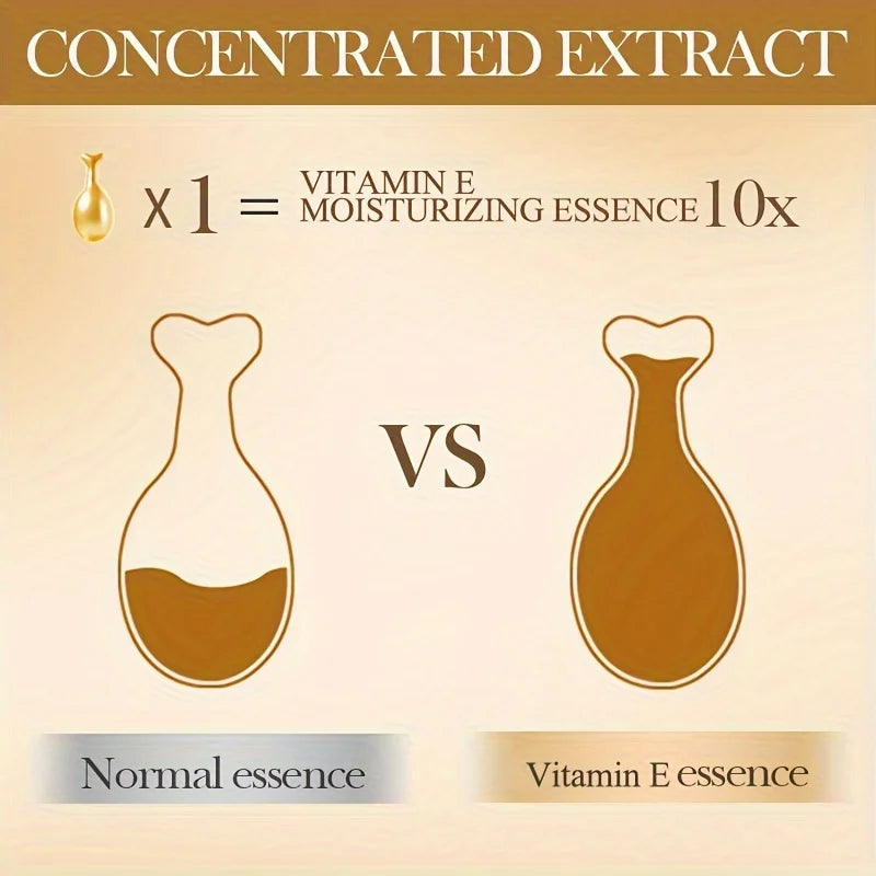 Vitamin E Moisturizing Essence Capsules – Deep Hydrating Serum Facial Essence Capsules Oasis Select