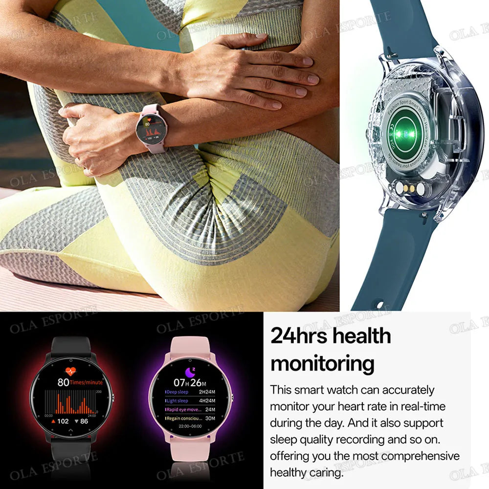 Ola Esporte Smart Watch – Bluetooth Calling, IP67, Full Touch