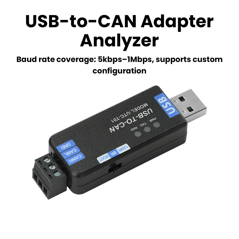USB to CAN Converter Adapter CAN Bus Analyzer Communication Module CAN 2.0A Protocol Support Industrial Tester Oasis Select Default Title