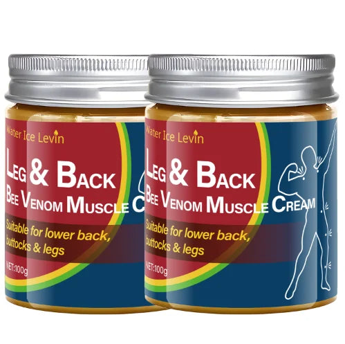 Bee Venom Muscle Cream – Lower Back, Buttocks & Legs Body Muscle Cream Oasis Select Blue 100g