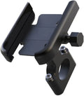 Universal Metal Motorcycle Phone Holder Aluminum Alloy Anti-Slip Bracket GPS Clip Adjustable Phone Stand for 4-6.5inch Phone Oasis Select handlebar A