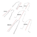 6Pcs Metal Headlight Bulb Spring Clips For H1 H3 H4 H7 Car Headlamp Light Bulb Retainer Spring Clips Buckles Oasis Select 6pcs