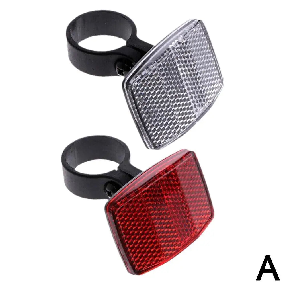 Bicycles Handlebar Reflector Plastic Safety Bike Rear Reflector Safety Warning Light Bike Accessories Easy to Install Oasis Select 1pair