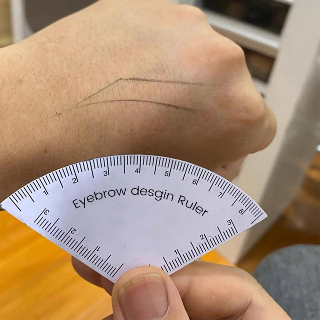 Reusable Eyebrow Ruler – Brow Shaping & Design Tool Eyebrow Shaping Tool Oasis Select