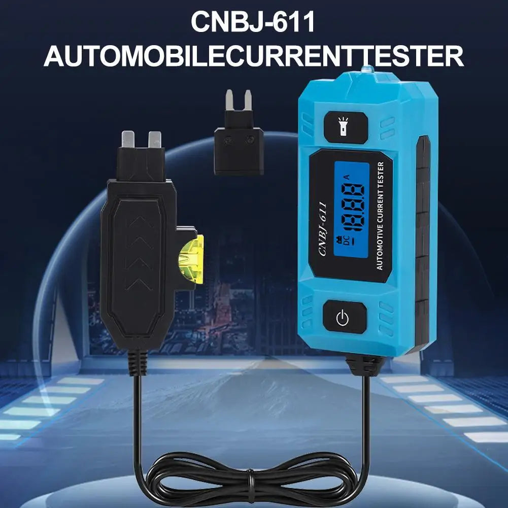 Automotive Fuse Current Tester CNBJ-611 Car Leakage Analyzer Fault Tester Automotive Fuse Current Testing Tool LCD Display Oasis Select