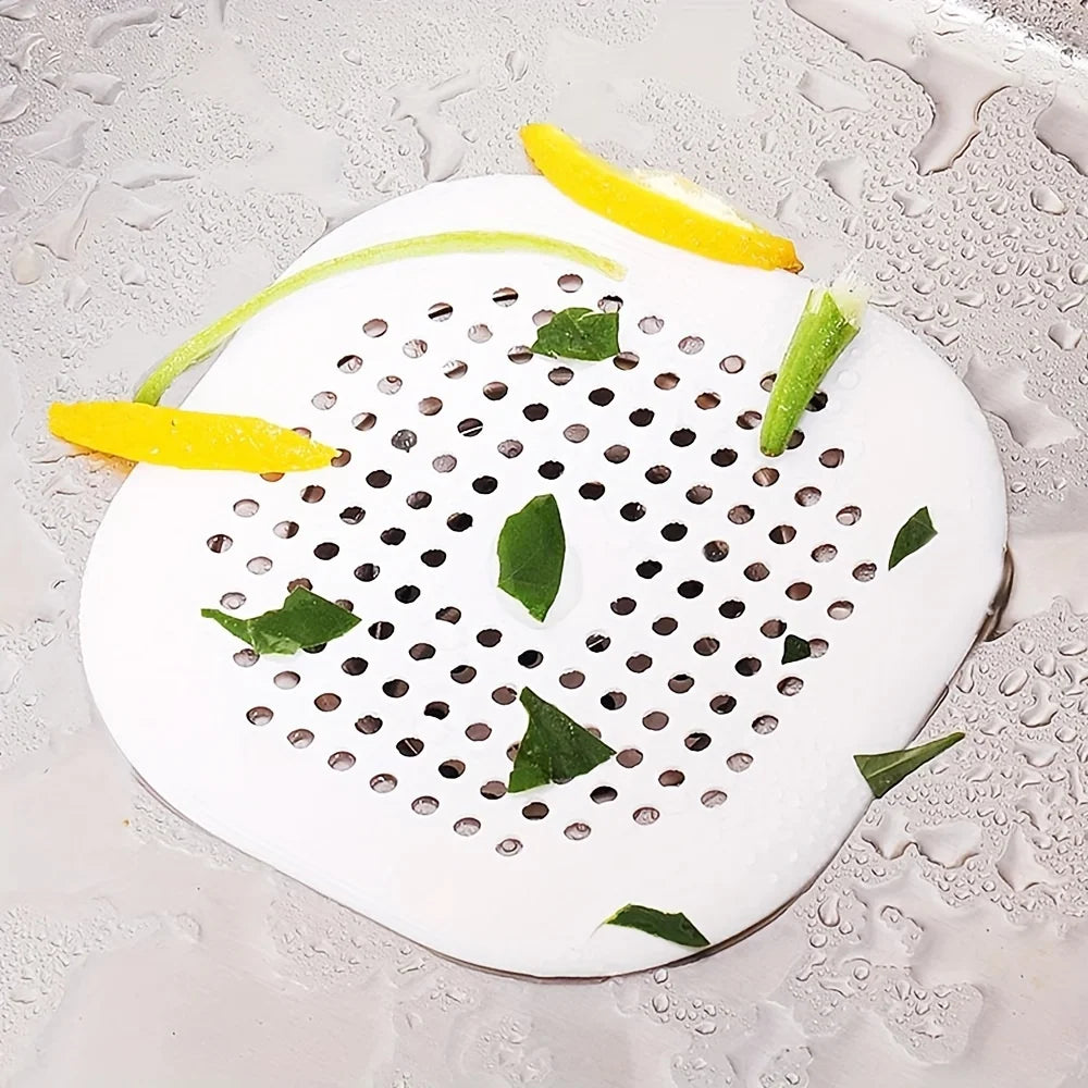 3 Silicone With Suction Cup Floor Drain Sticker Bathroom Sewer Hair Filter Drain Cover Home Floor Drain Mat Bathroom Accessories Oasis Select