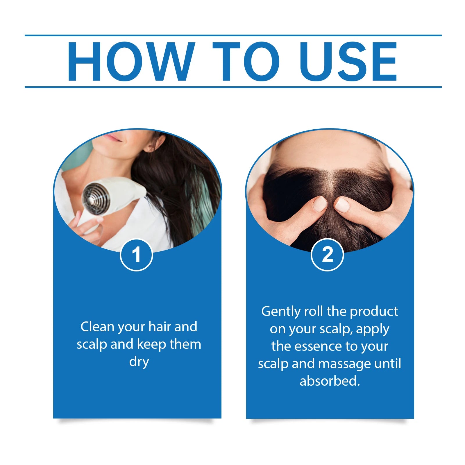 Rosemary Hair Nourishing Serum Roll-On Increase Hair Density Activate Hair Follicles Improve Scalp Health Hair Essence Care Oasis Select