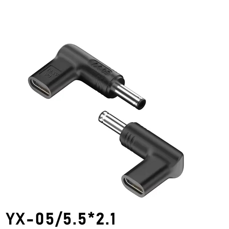 100W USB-C to DC Laptop Charger Adapter – HP Dell Asus Lenovo Laptop Charger Adapter Oasis Select 5.5-2.1mm