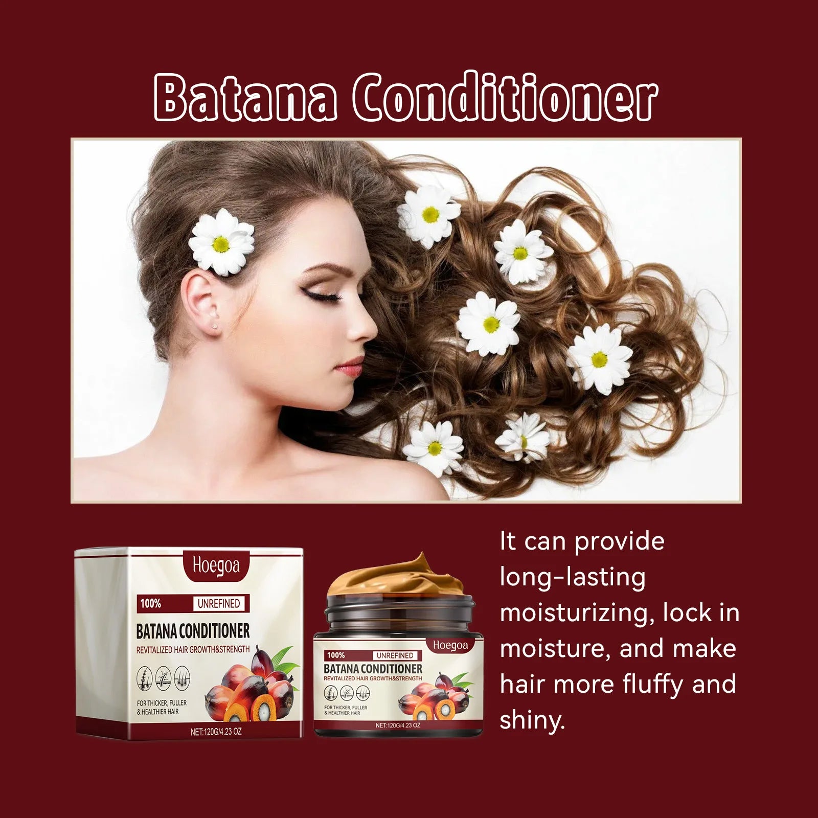 HOEGOA Batana Oil Hair Conditioner – Repair & Moisturize Hair Oil Conditioner Oasis Select