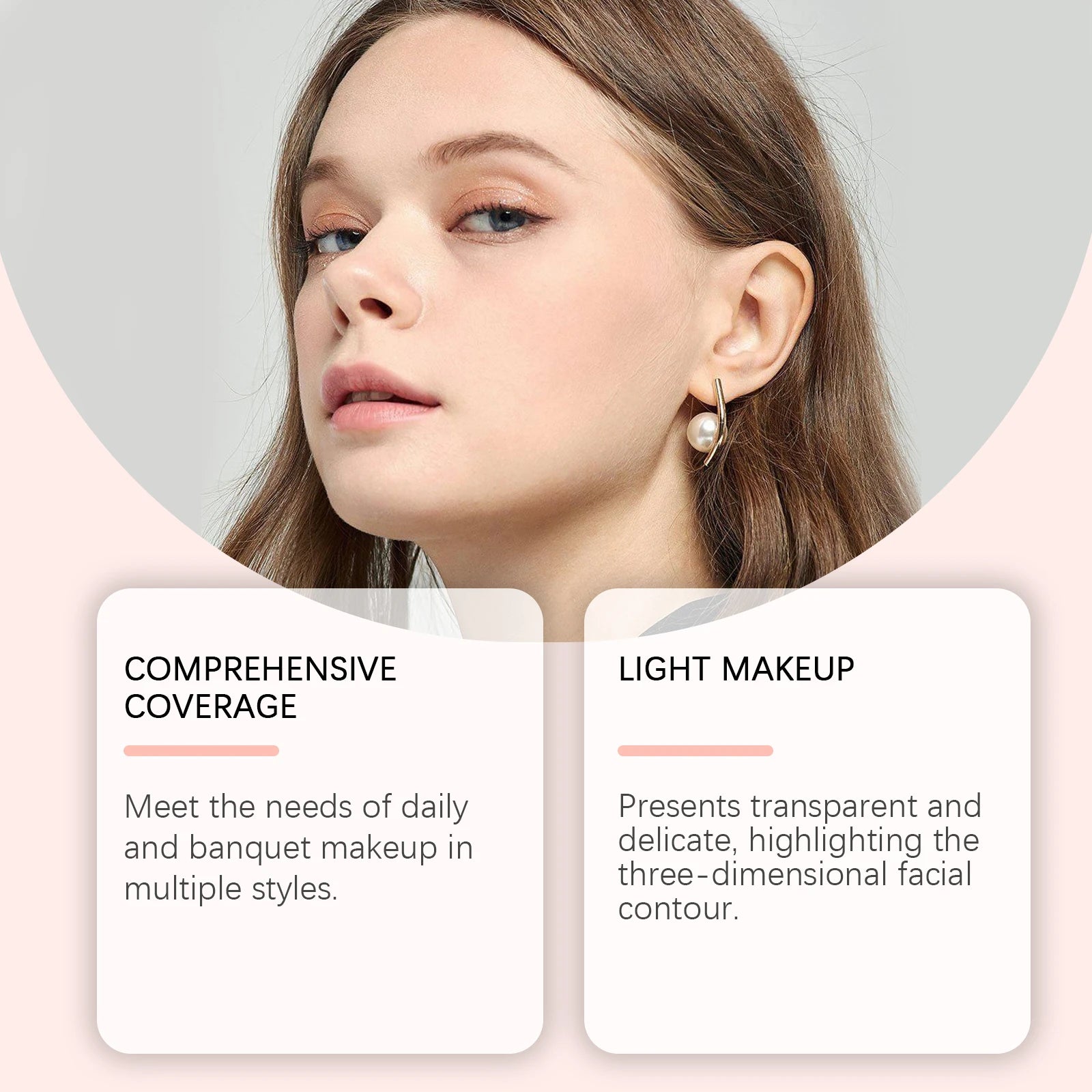 Moisturizing Multi-Functional Makeup Palette Matte and Shimmer, Easy Apply Highlighter Blush Contour Professional Palette Oasis Select