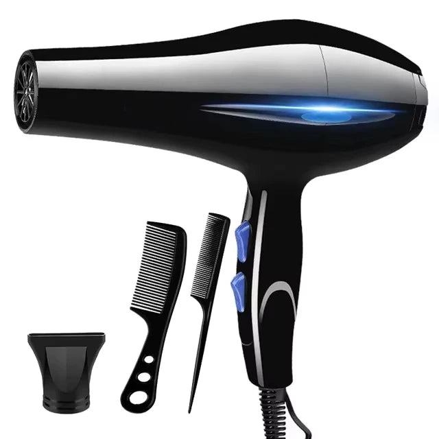 Hair Dryer 2200W Professional Powerful Hair Dryer Fast Heating Hots And Cold Adjustment Ionic Air Blow Dryer with Air Collecting Oasis Select Style B
