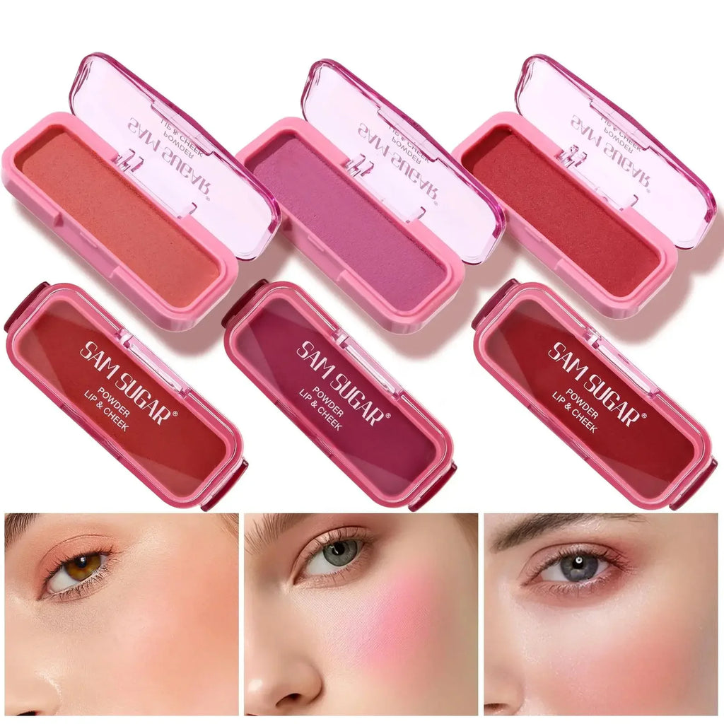 SAM SUGAR Cream Blush Stick – Matte Waterproof Multi-Use Lip & Cheek