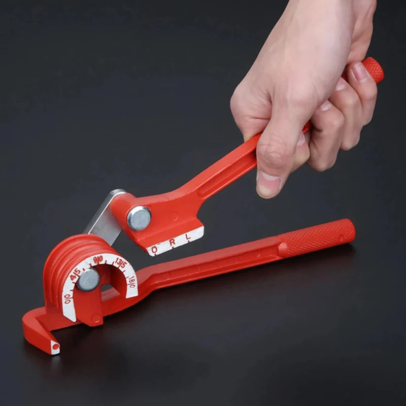 New Bender 1/4" 5/16" 3/8" Brake Pipe Rolling Brass Copper Tube Pipe Manual Bending Tool Type Fuel Brake Pipe Bender Hand Tool Oasis Select