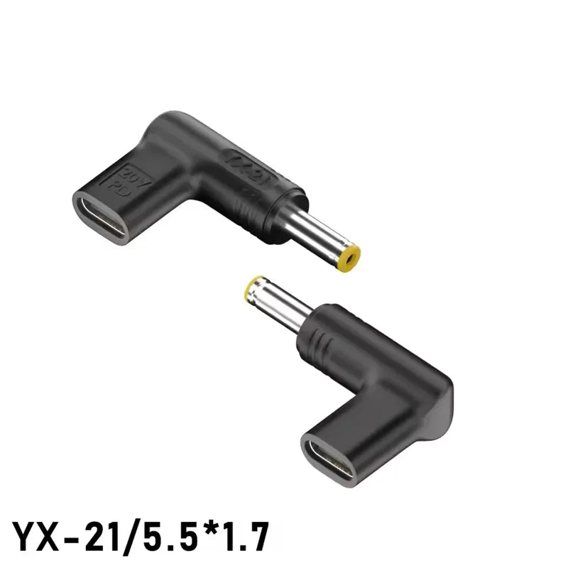 100W USB-C to DC Laptop Charger Adapter – HP Dell Asus Lenovo Laptop Charger Adapter Oasis Select 5.5-1.7mm