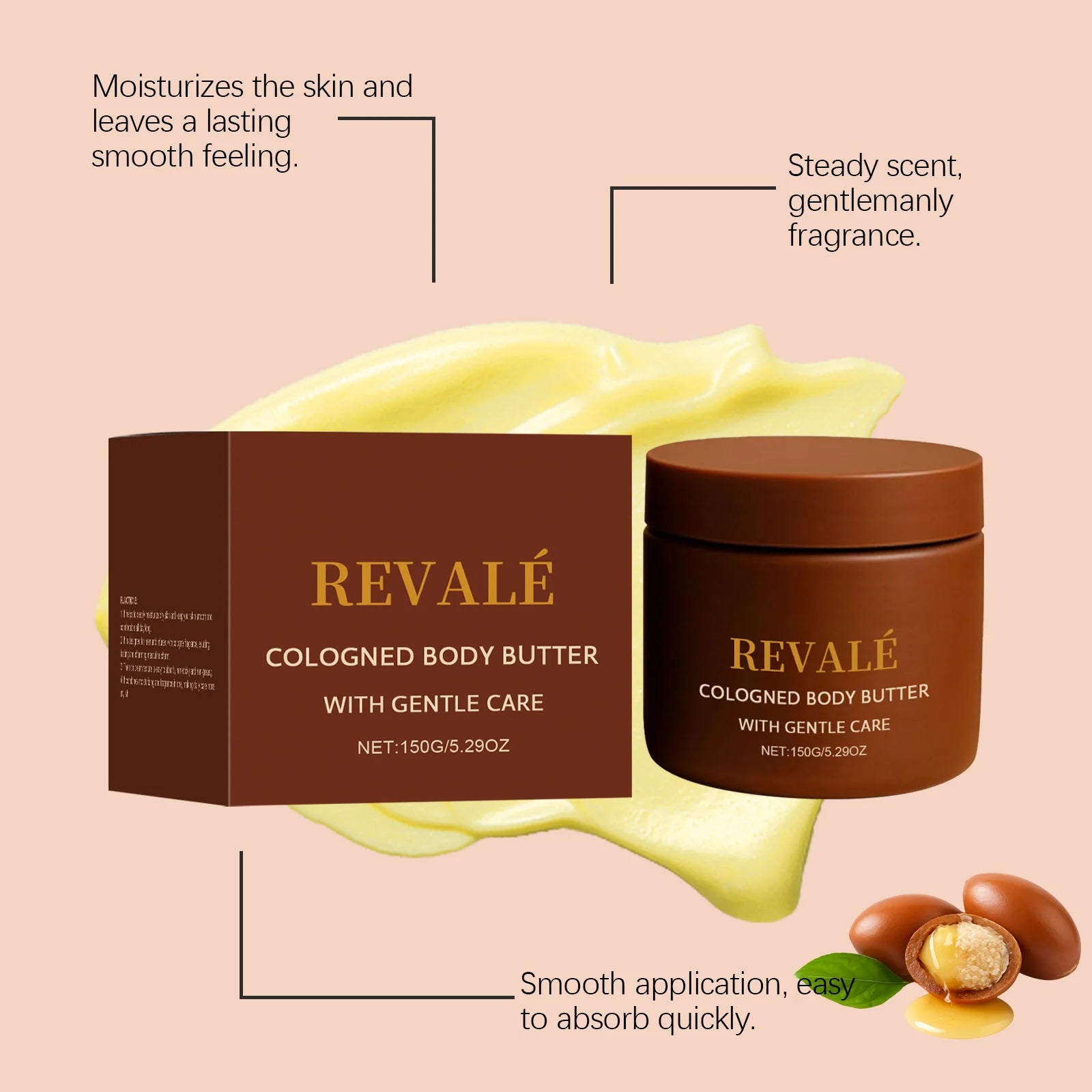 Sandalwood Men's Body Cream – Non-Greasy Moisturizer 150g Men's Body Moisturizer Oasis Select