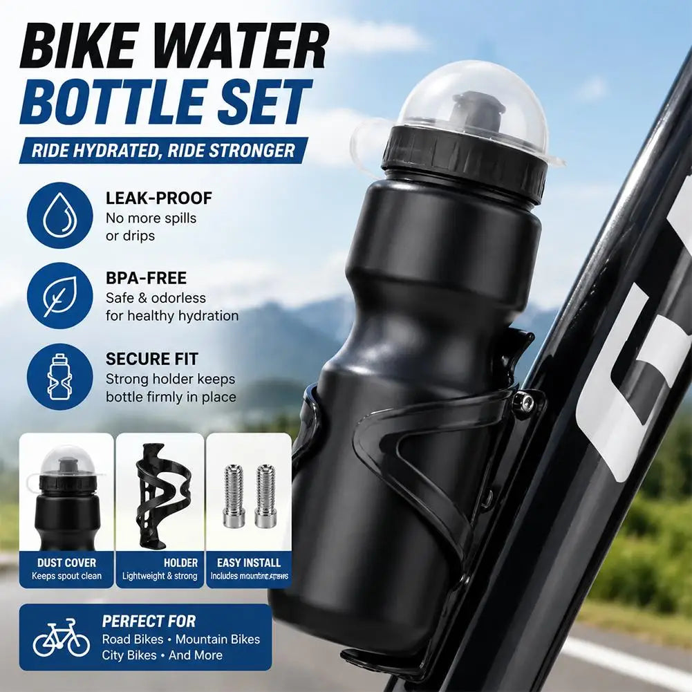 650ml Cycling Water Bottle – Leak-Proof, Dustproof & Cage