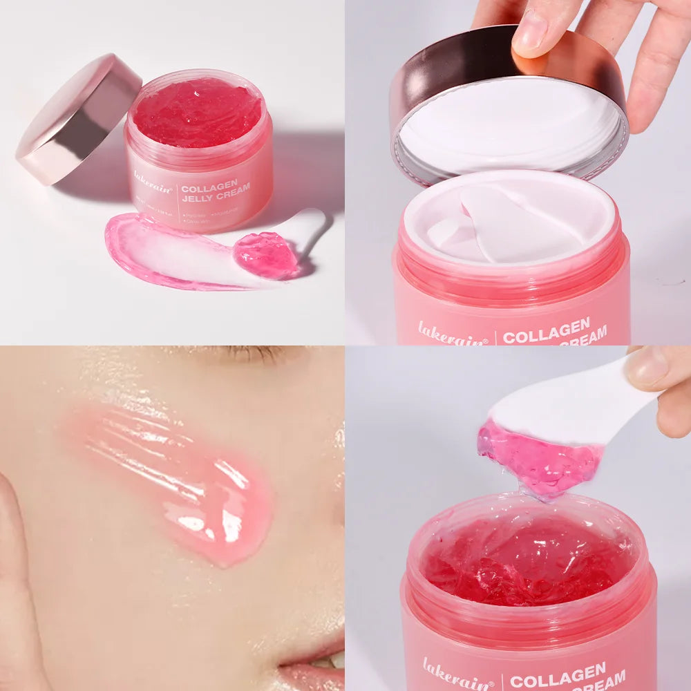Moisturizing Collagen Jelly Cream Deep Hydration Soothing Skin Collagen Tightening Firmness Hydration Skincare Face Cream Gel Oasis Select