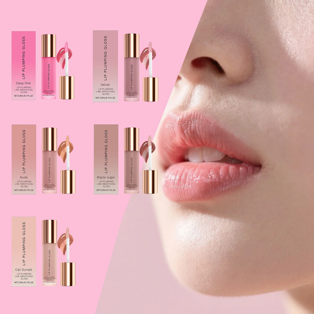Plumping Lip Gloss for High-Shine Finish Hydrating Crystal Oil Clear Moisturizing Lasting No Sticky Liquid Lipstick Care Product Oasis Select