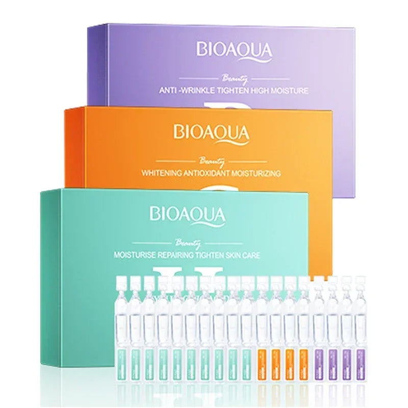 Retinol Vitamin C Hyaluronic Acid Face Serum – 30 Ampoules Face Serum Ampoules Oasis Select