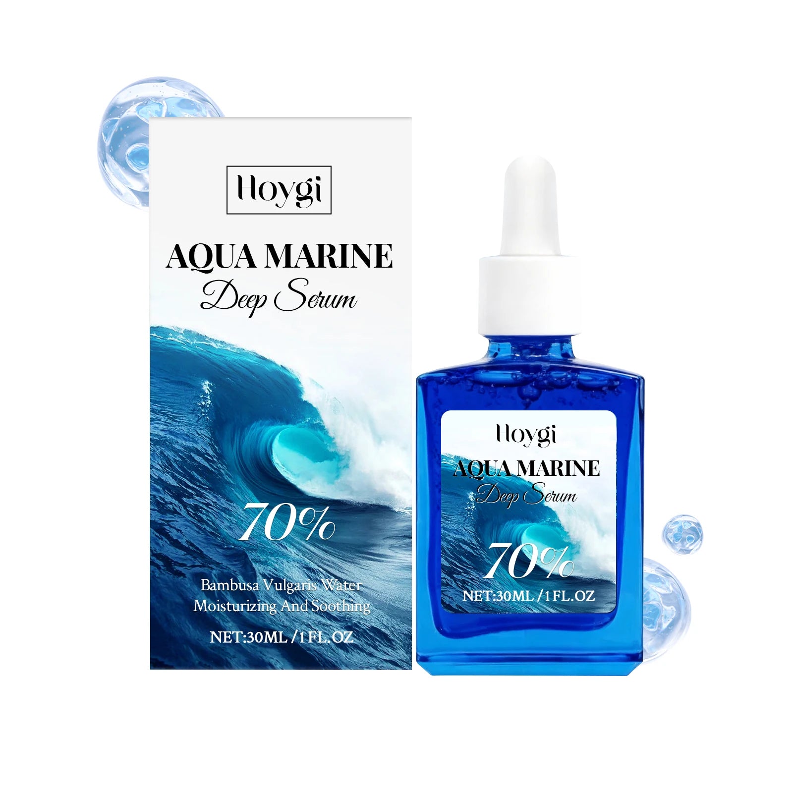 Marine Facial Serum – Hydrating & Brightening Skin Essence Face Serum Oasis Select 30ml boxed