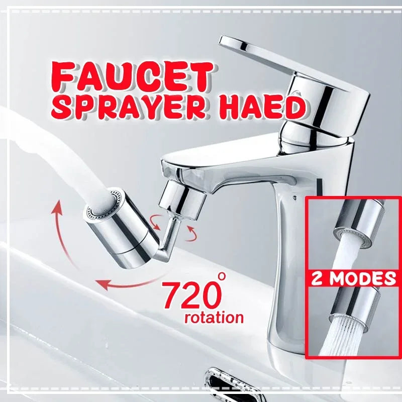 720° Rotation Faucet extender Universal Splash-proof Saving Faucet Sprayer Head Bathroom kitchen Extender Adapter Oasis Select