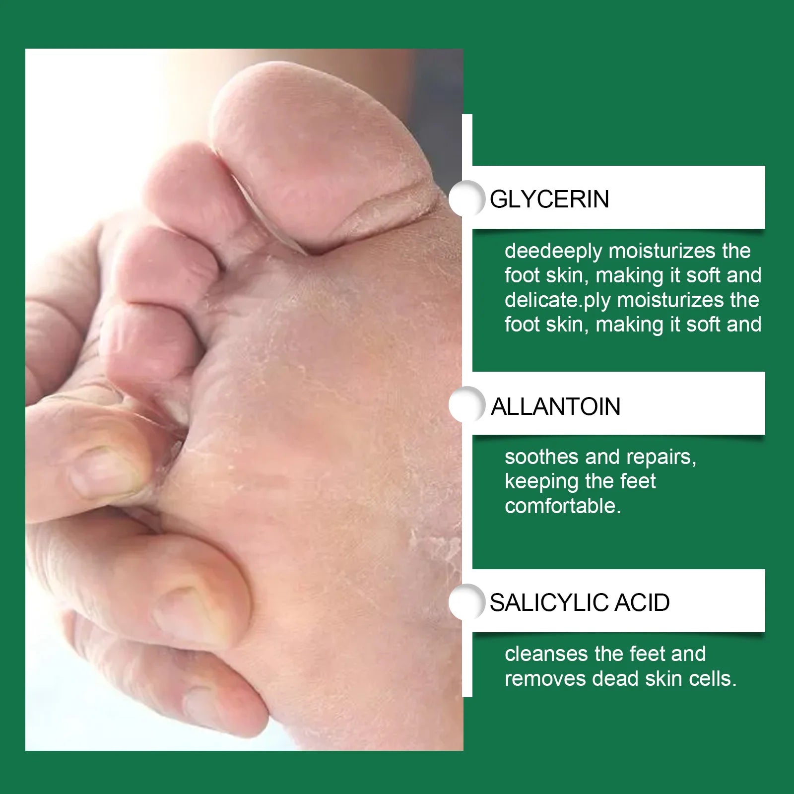 Green Tea & Citrus Foot Exfoliating Spray | Callus & Heel Care