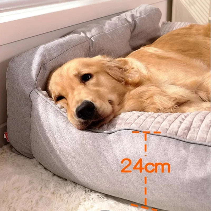 Large Dog Bed for Small Medium Dogs Soft Fleece Nest Big Dog Sofa Bed Winter Warm Cat House for Pet Sleeping Bed Pad Supplies Oasis Select