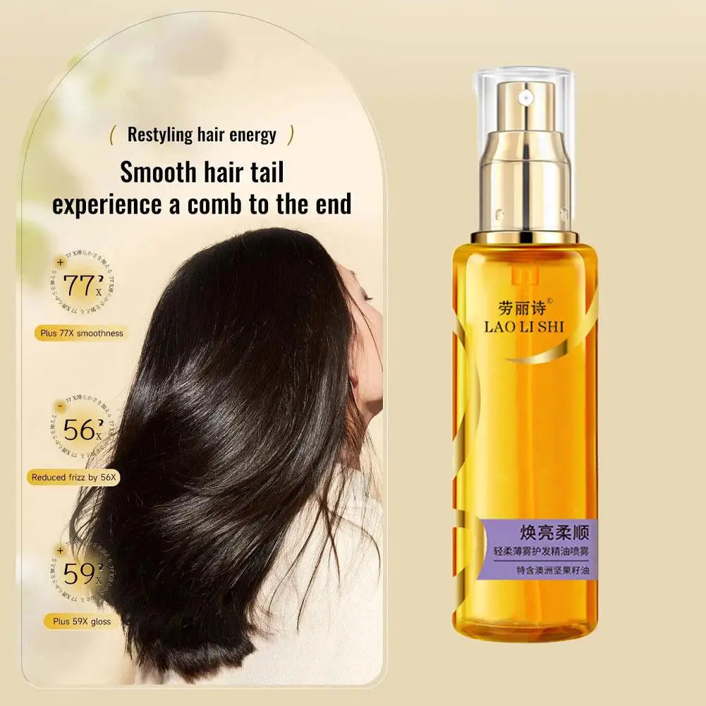 Hair Serum Oil Spray – Frizz Control & Hydrating Mist 100ml Hair Oil Serum Spray Oasis Select